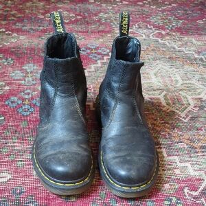 Dr. Martens Black Leather Boots